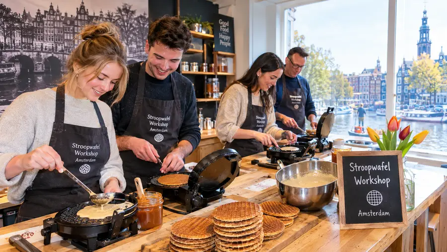 stroopwafel making class amsterdam